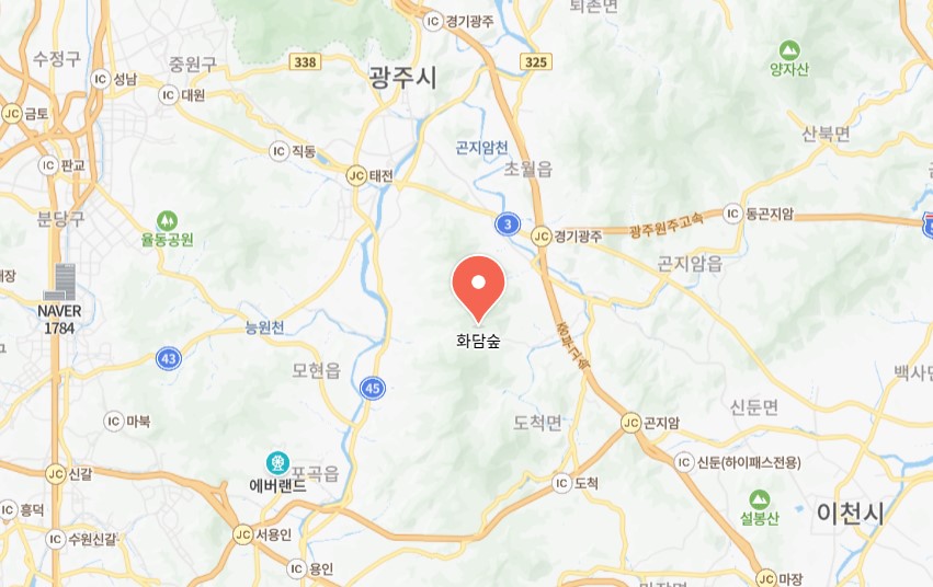 화담숲-위치