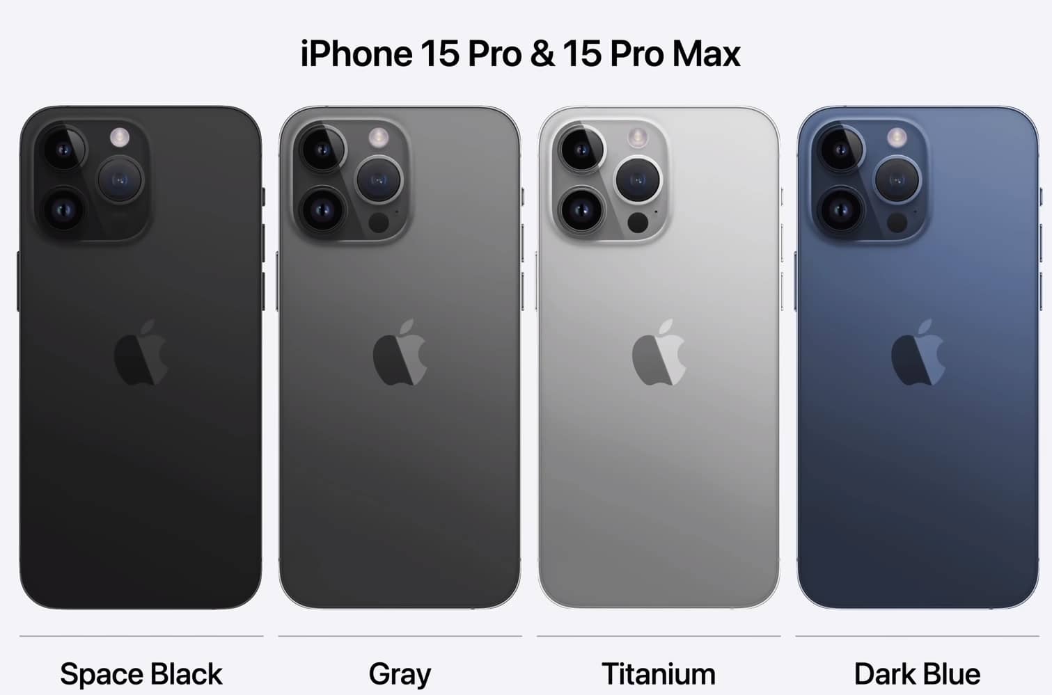 아이폰 15 프로 맥스 색상 소개 이미지 입니다.