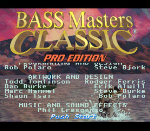  SNES ROMS - Bass Masters Classic Pro Edition (EUROPE / 유럽판 롬파일 다운로드)