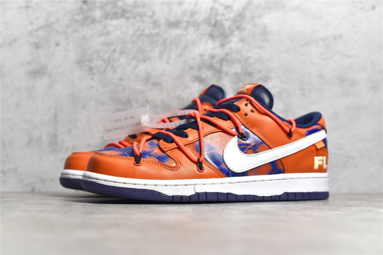  [NIKE x OFF WHITE x FUTURA] PK 나이키 X 오프화이트 X 퓨추라 덩크 로우 오렌지 블루 DD0856-801