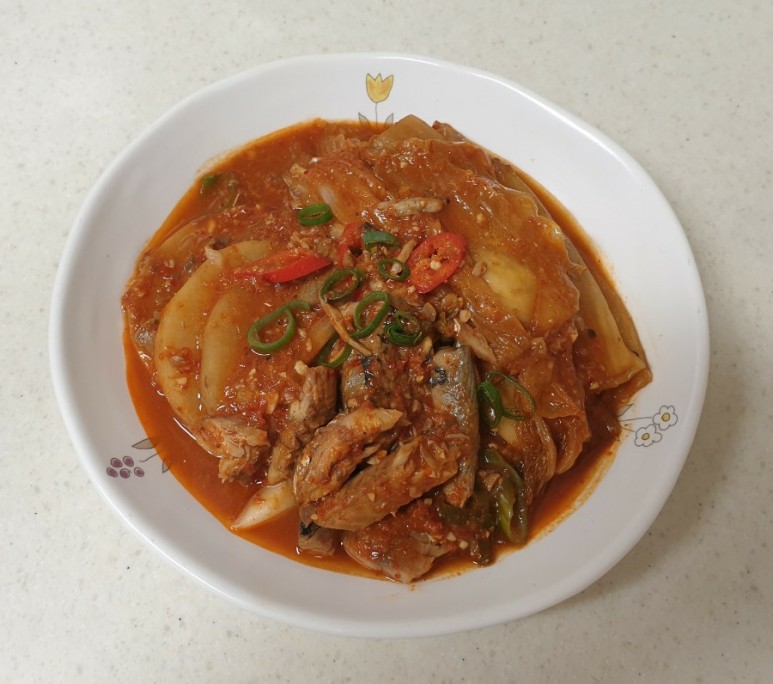 고등어 김치찜 백종원 통조림 고등어로 백종원의 5