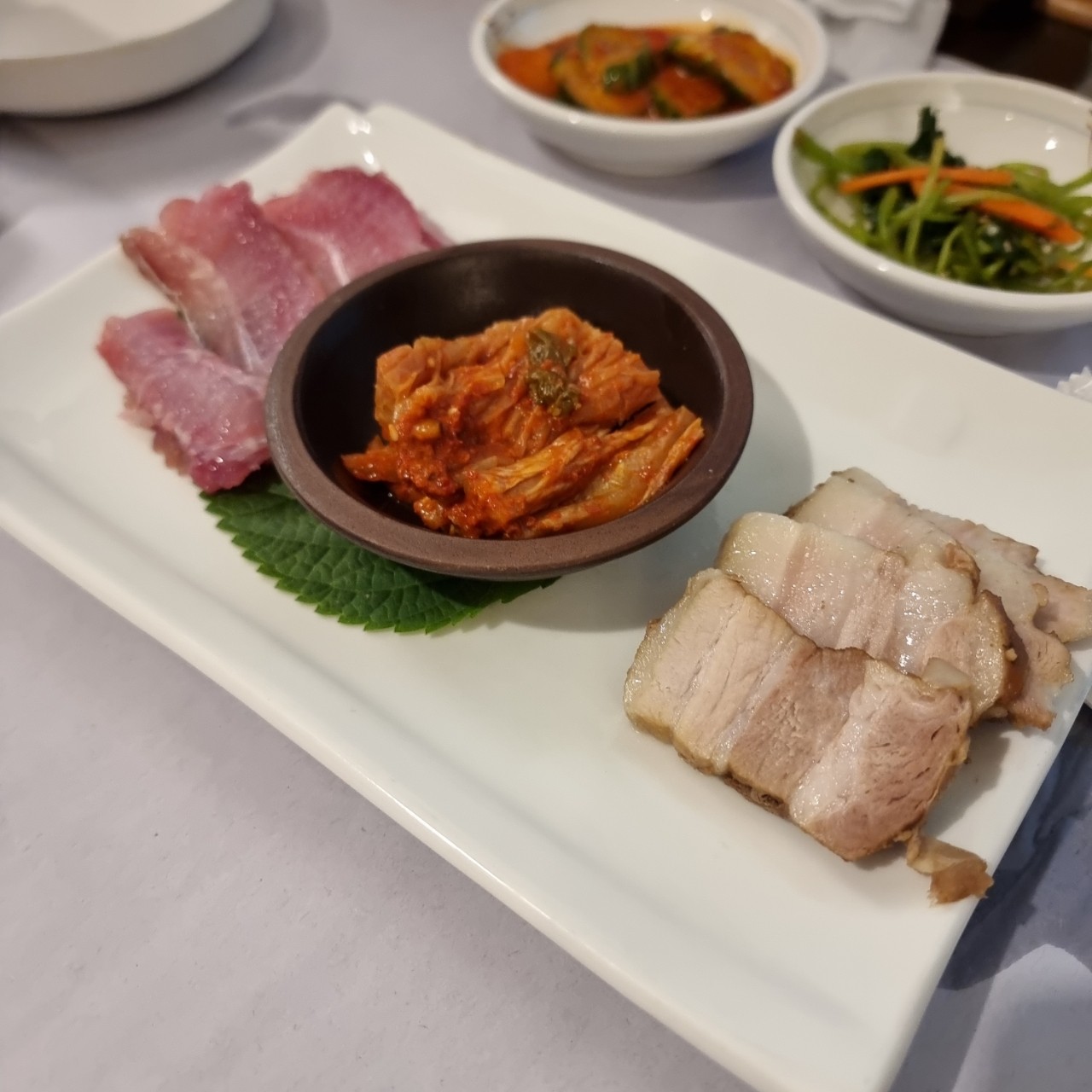 홍어삼합