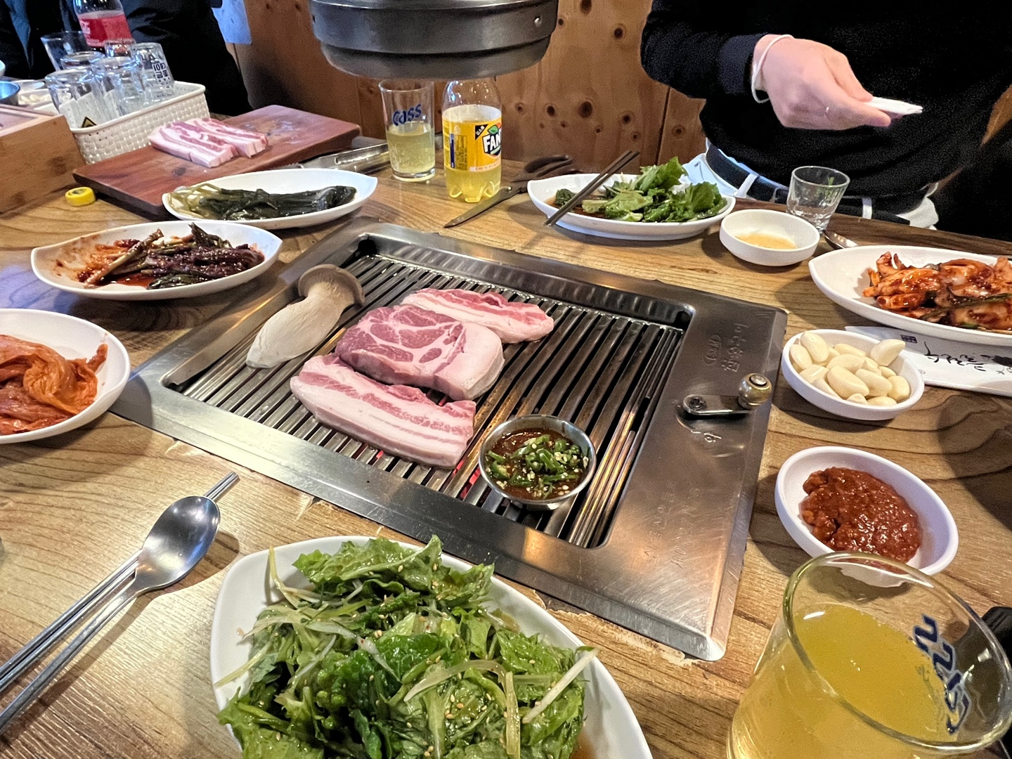  바우석쇠, 함양의 고깃집