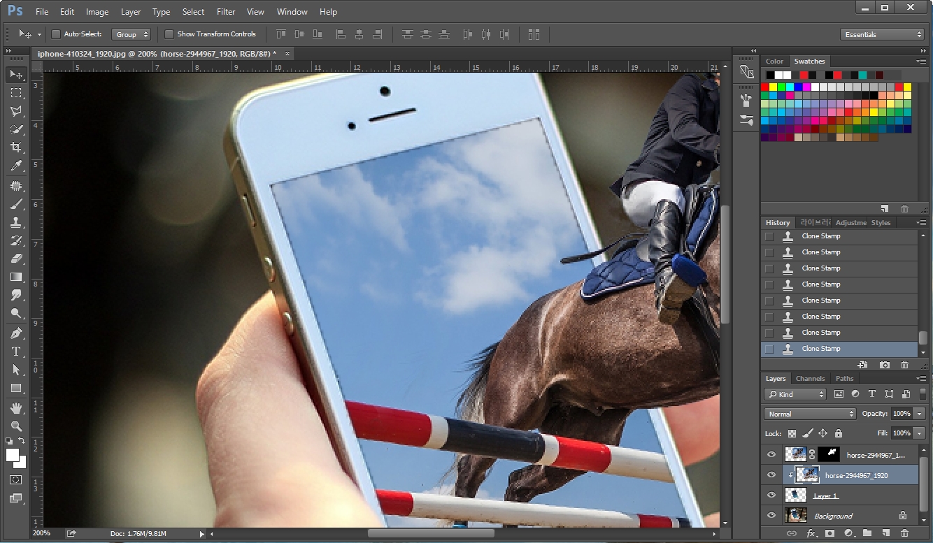 photoshop popup effect