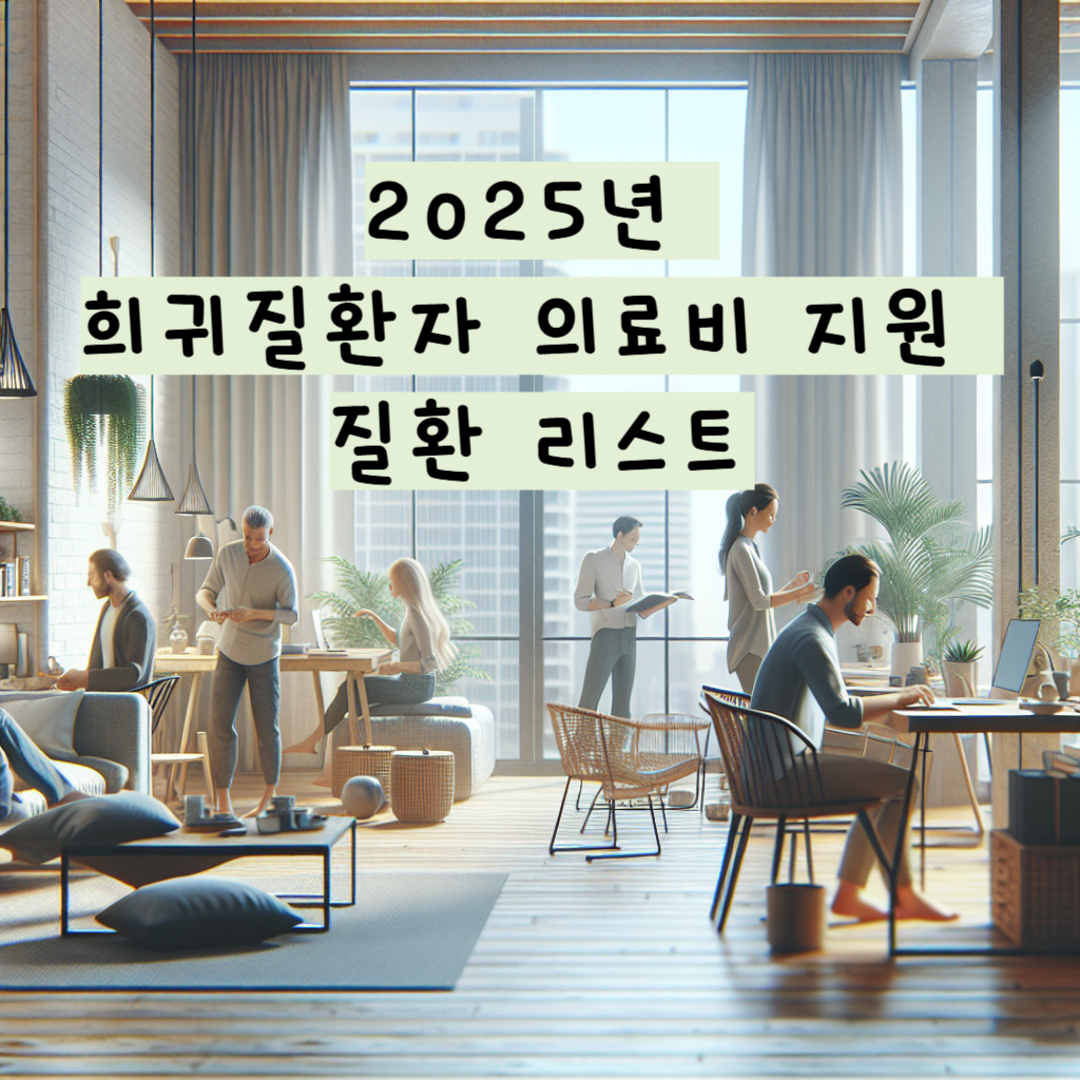 희귀질환자 의료비 지원&nbsp;
질환 리스트