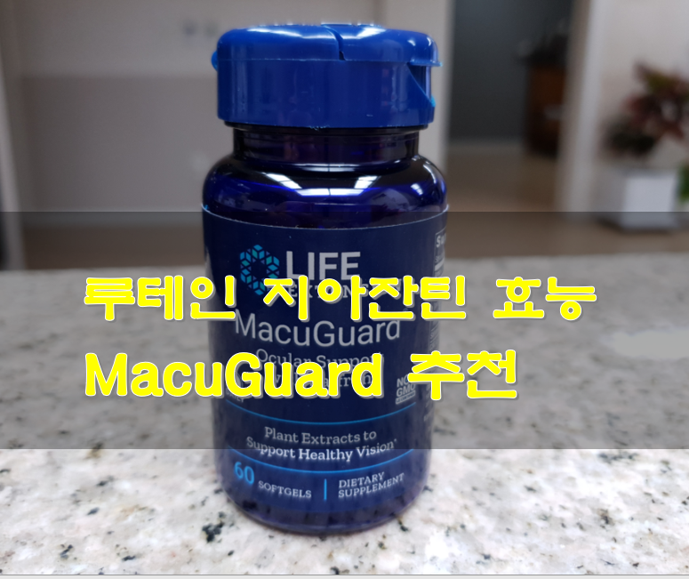  루테인 지아잔틴 효능 MacuGuard 추천