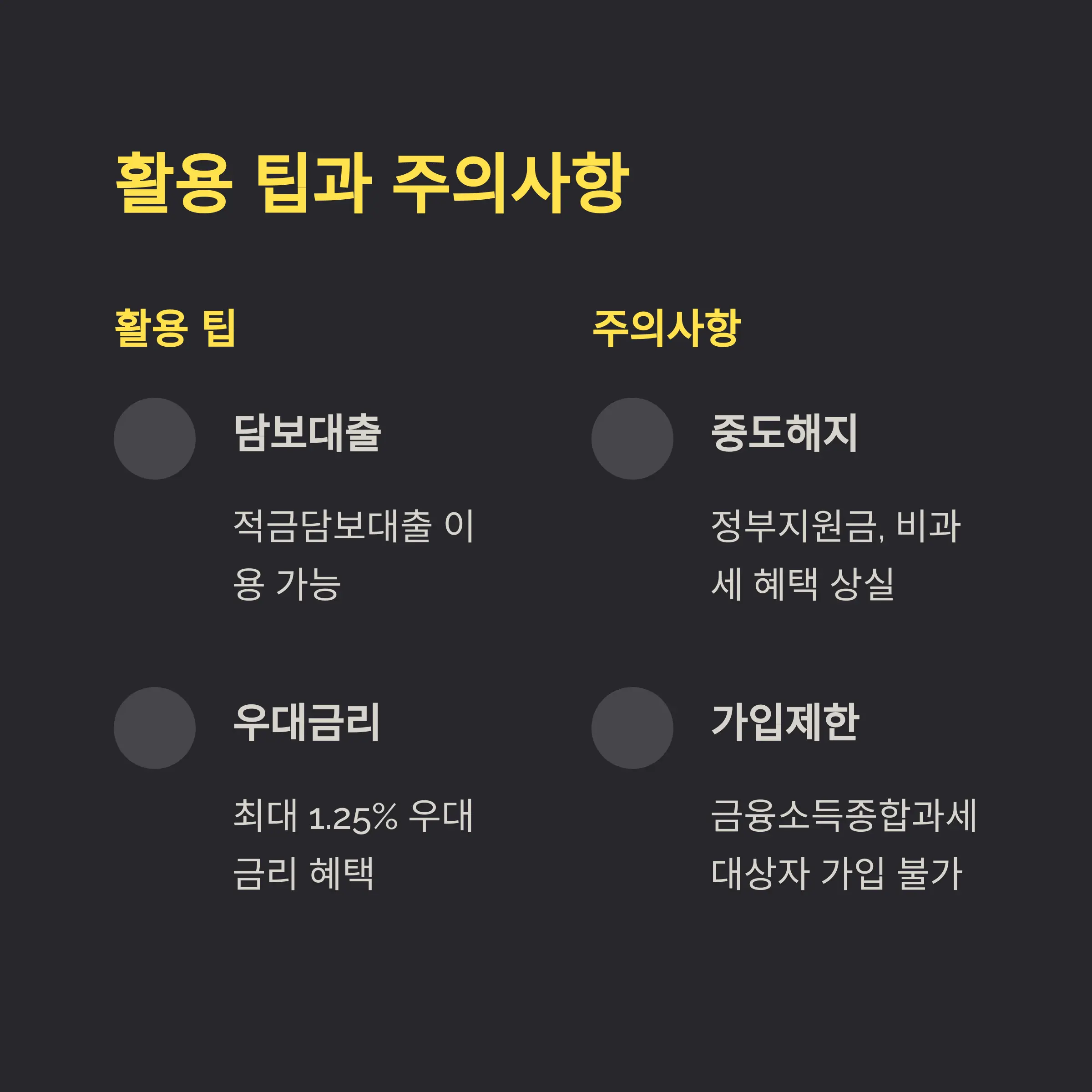 청년도약계좌 활용 방법