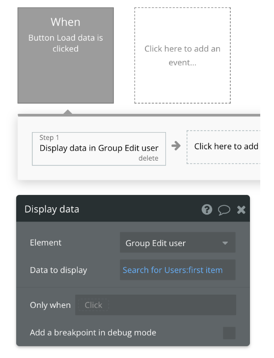워크플로우를 사용하여 데이터를 컨테이너에 전달