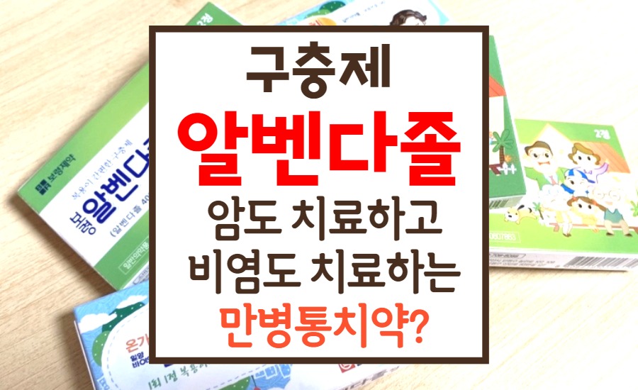  알벤다졸 판매중지 팩트체크 / 구충제 알벤다졸 복용법 부작용 구입 효능 가격 등 정리