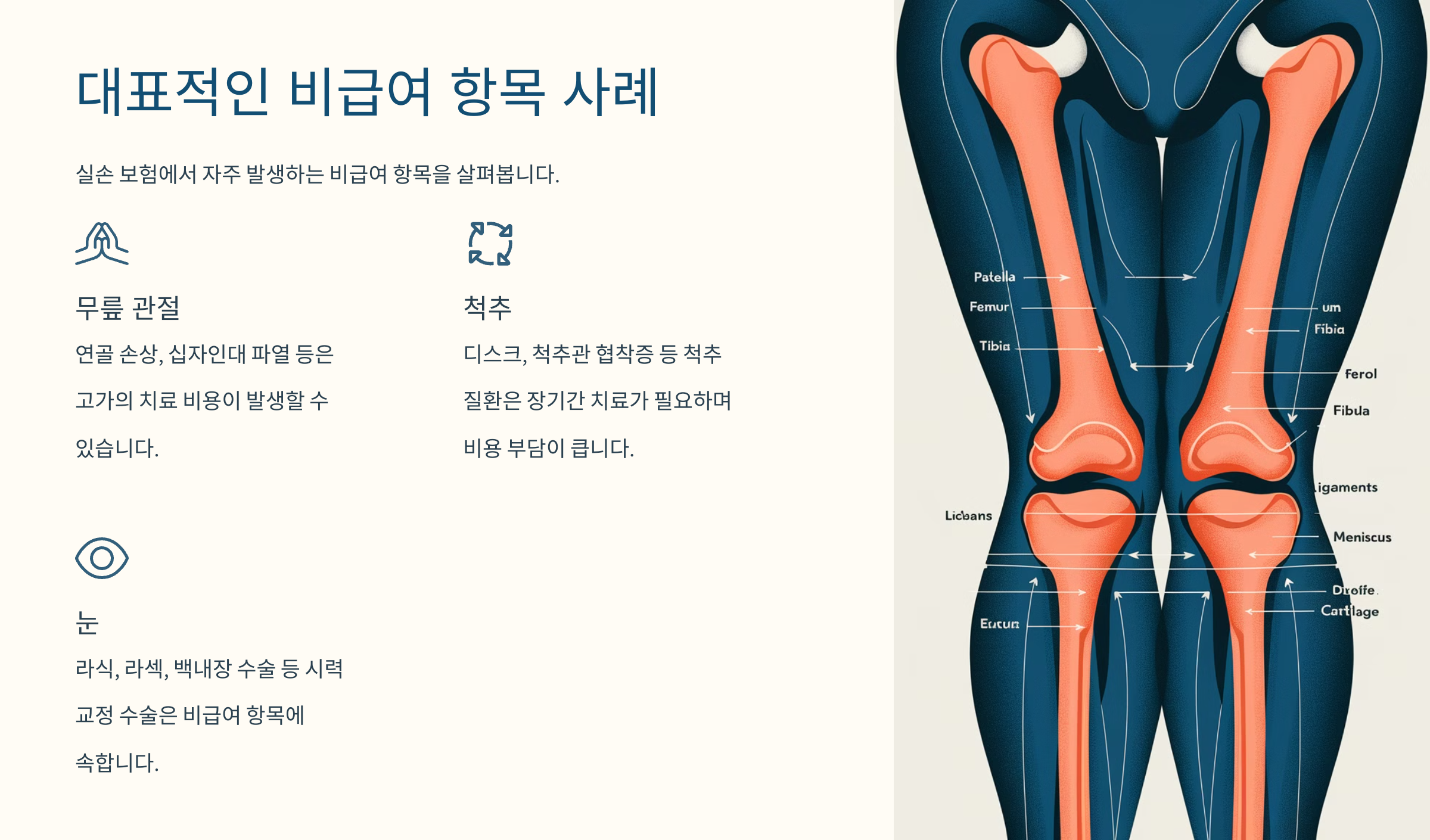 대표적인 비급여 항목 사례