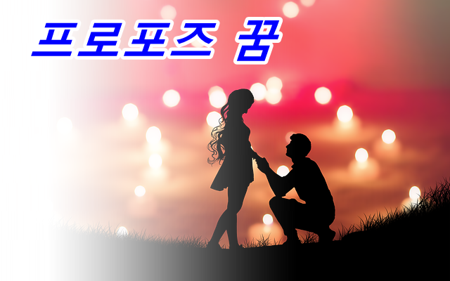  프로포즈 받는 꿈의 의미 22선