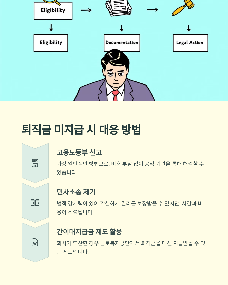 퇴직금 미지급 신고 성공 사례 분석: 실패하지 않기 위한 노무사의 핵심 조언