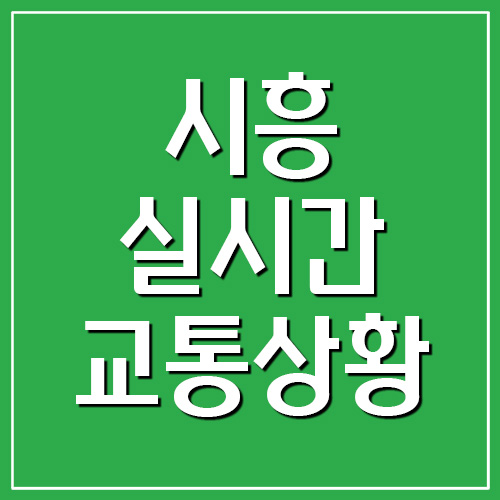  시흥 실시간 교통상황 및 CCTV 영상 정보