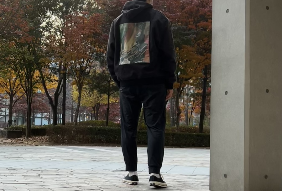 Jordan flight heritage hoodie black