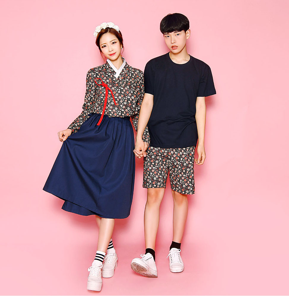 꽃향기한복 반티 생활한복