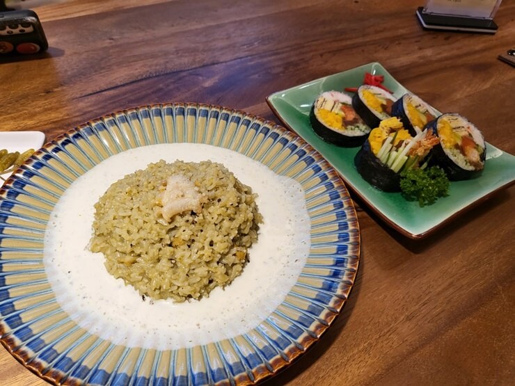 고향연화 전복리조토 & 후토마키