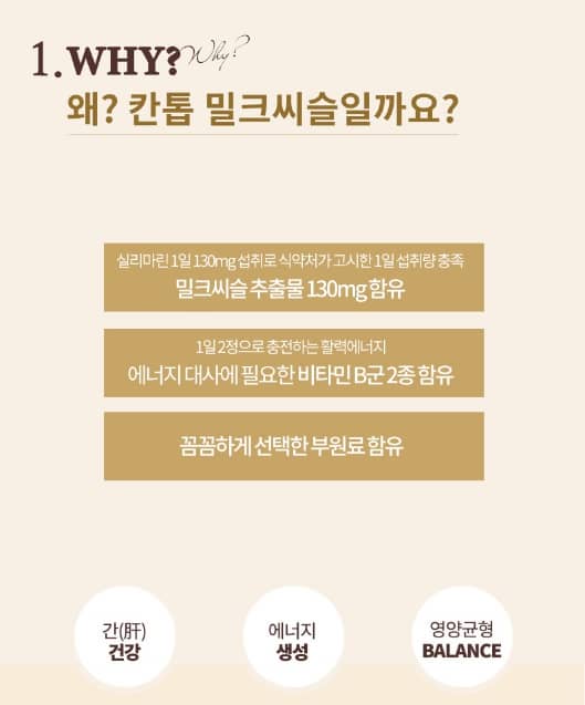 칸톱 밀크씨슬 이미지