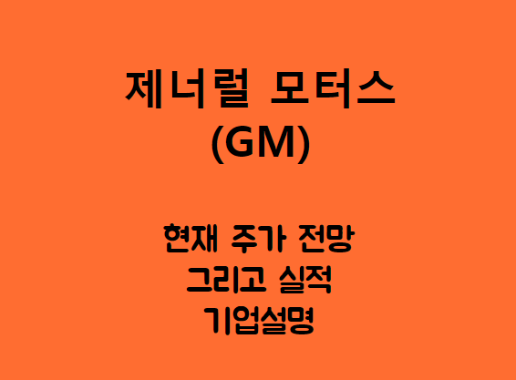  제너럴 모터스 (GM) 지엠 자동차