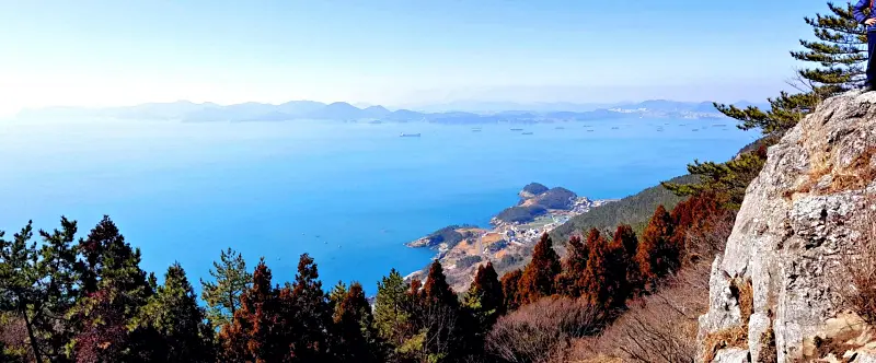 남해 응봉산과 설흘산