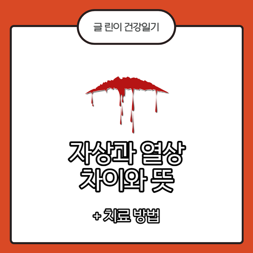  자상 열상 차이와 뜻
