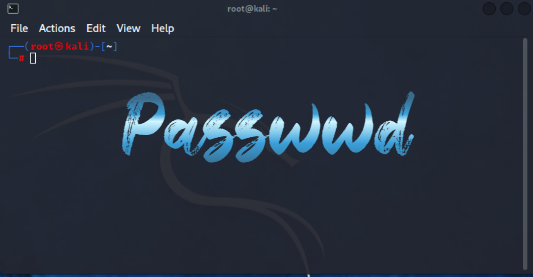  Kali Linux 권한 passwd [ 2 ]