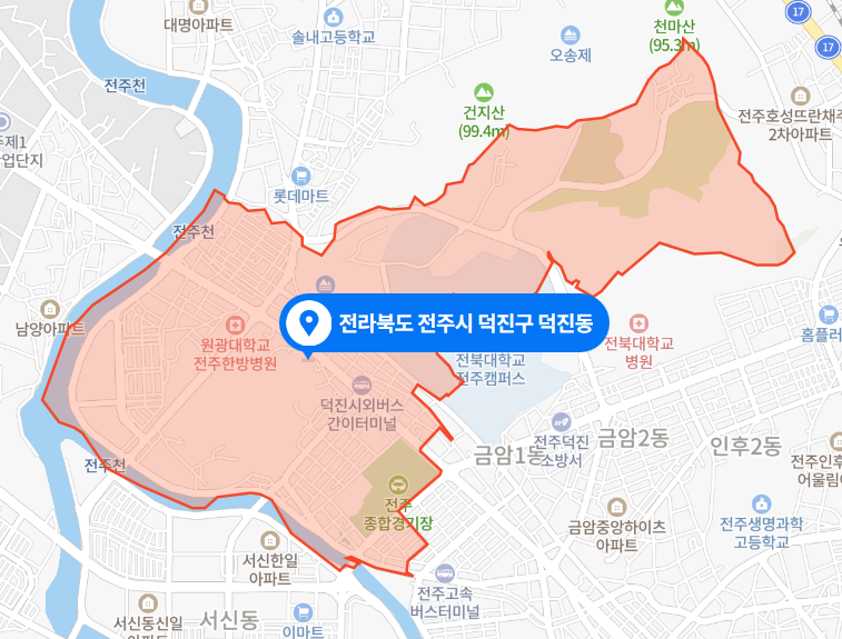  2021년 3월 - 전북 전주시 덕진구 덕진동 초등학생 레미콘 교통사고