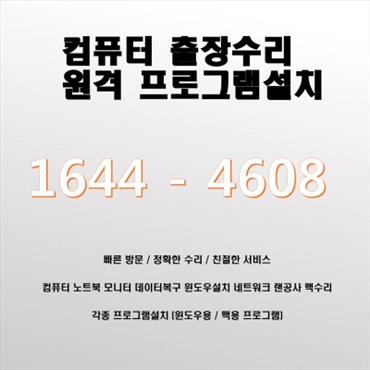  은행동 컴퓨터 수리 전문가가 알려주는 원격 및 출장 서비스로 안심하세요!