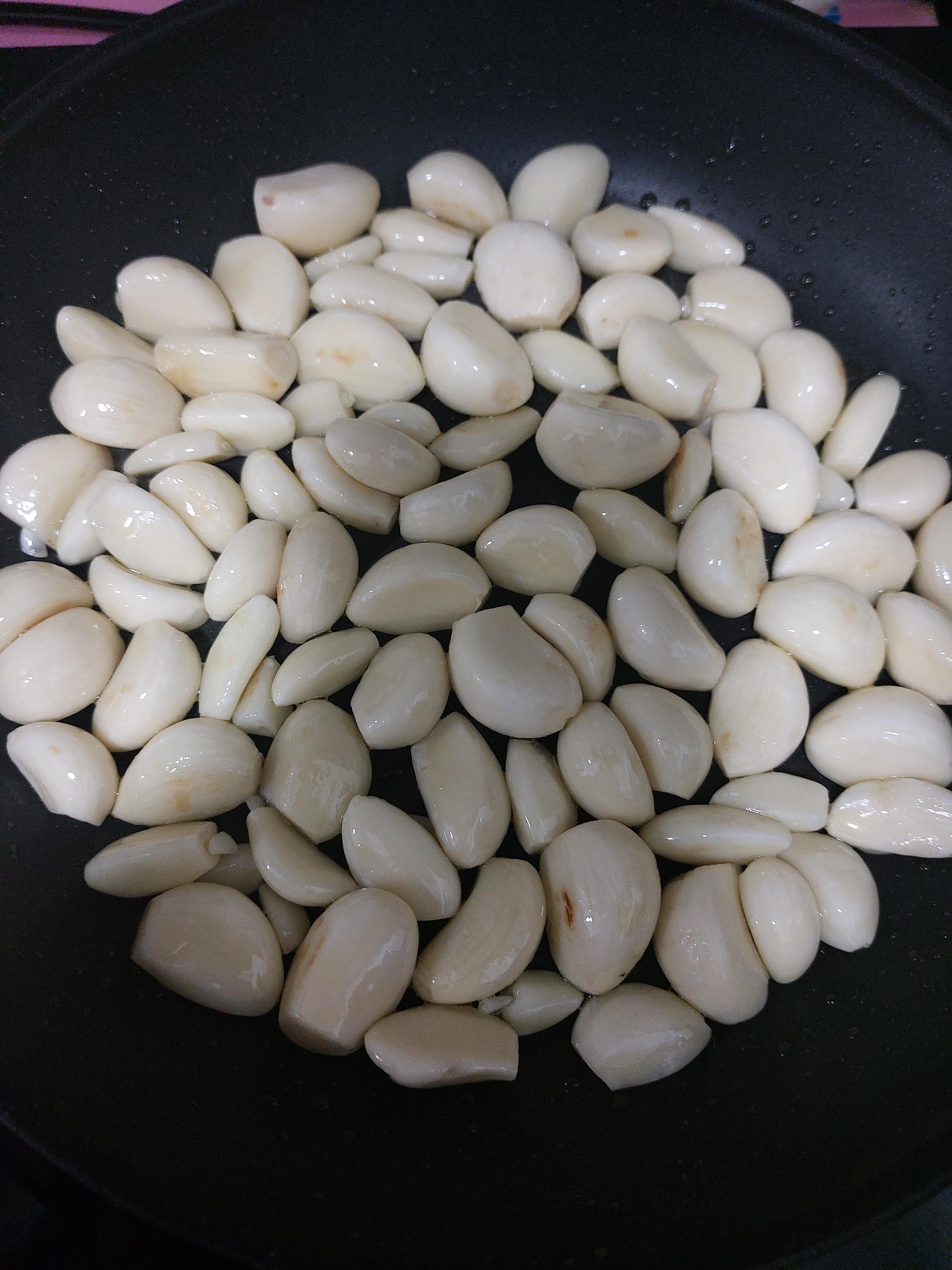  마늘조림(생강청활용)