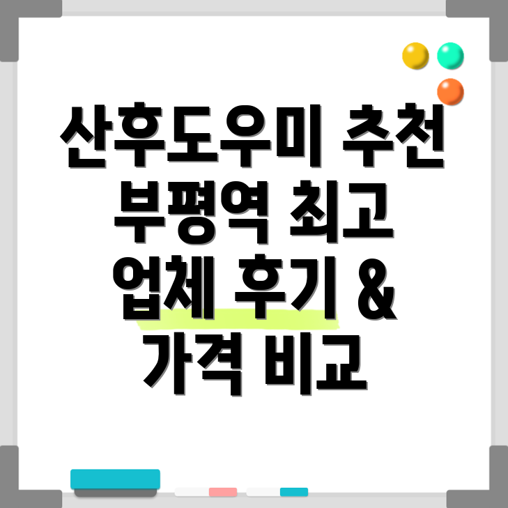 부평역 산후도우미