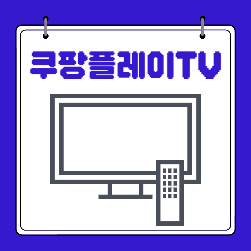 쿠팡플레이TV - PC연결 - 미러링 비할성화