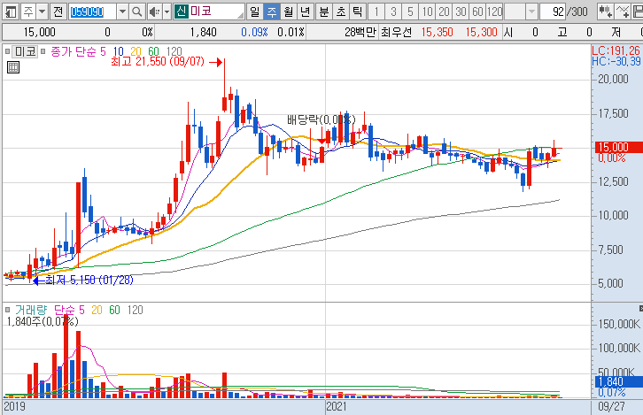미코-주가-흐름-차트