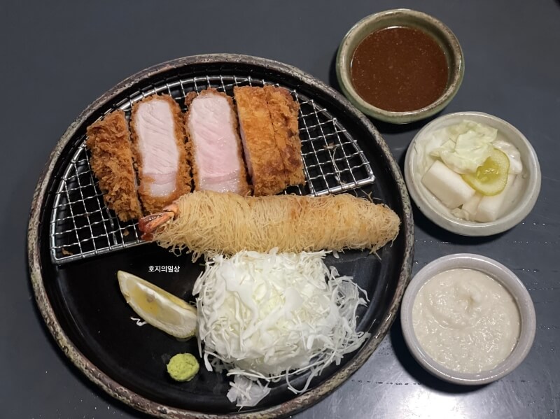 강남역 맛집 오제제 돈카츠 맛집 - 등심 돈가츠&새우