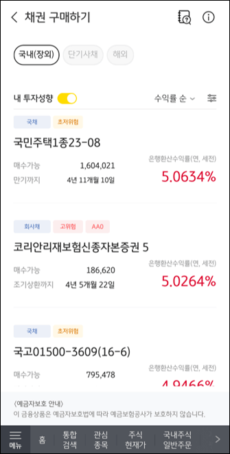 국채 매입방법