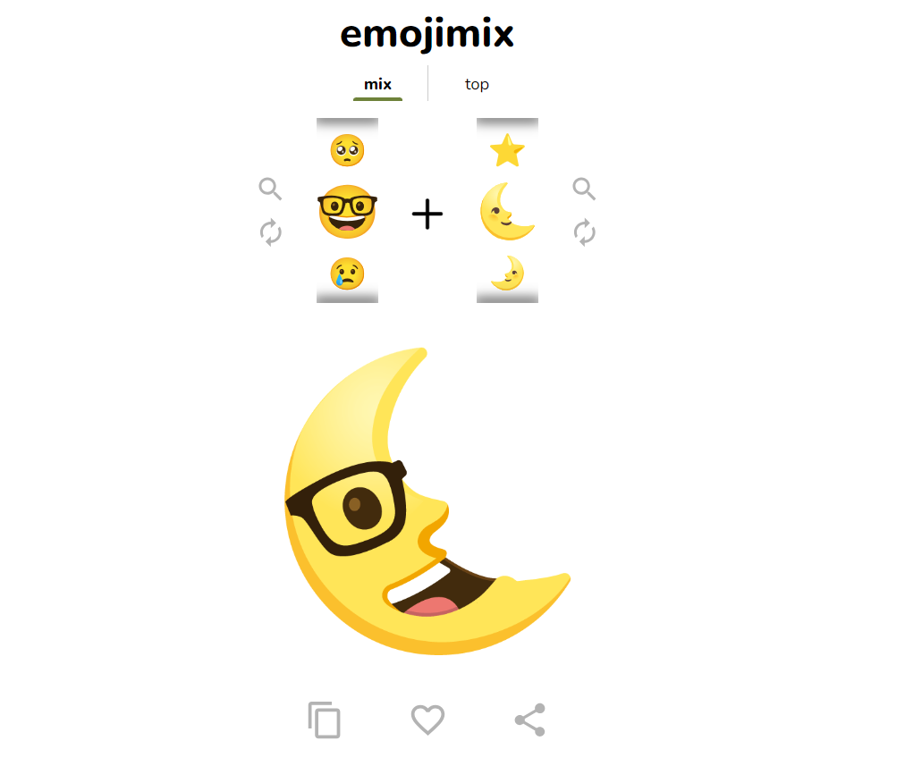 emojimix 화면