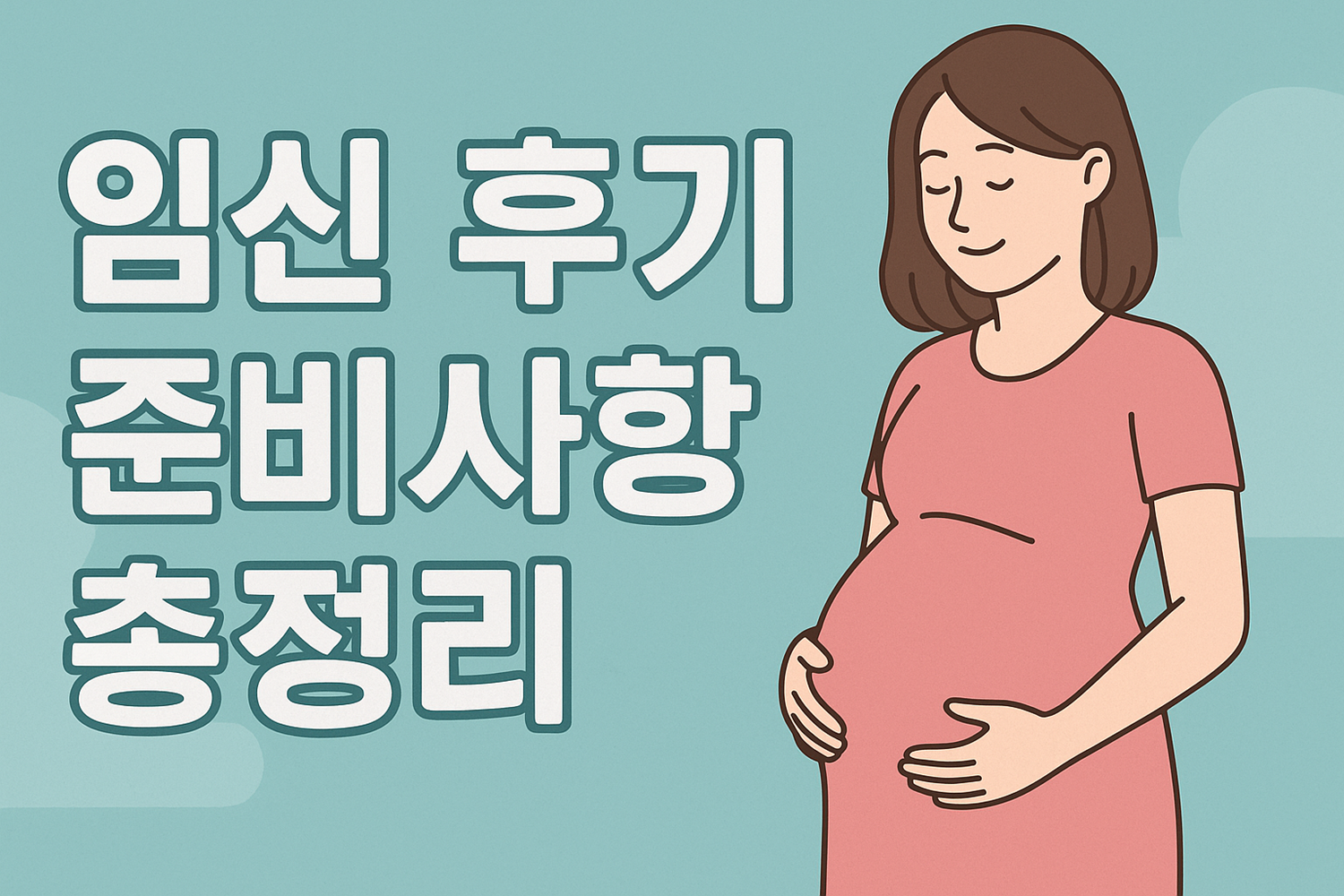 임신 후기 준비사항 총정리
