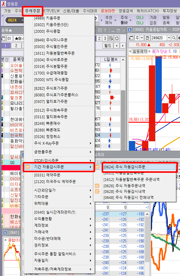  주식초보 키움증권 자동매도설정 하는 법!!