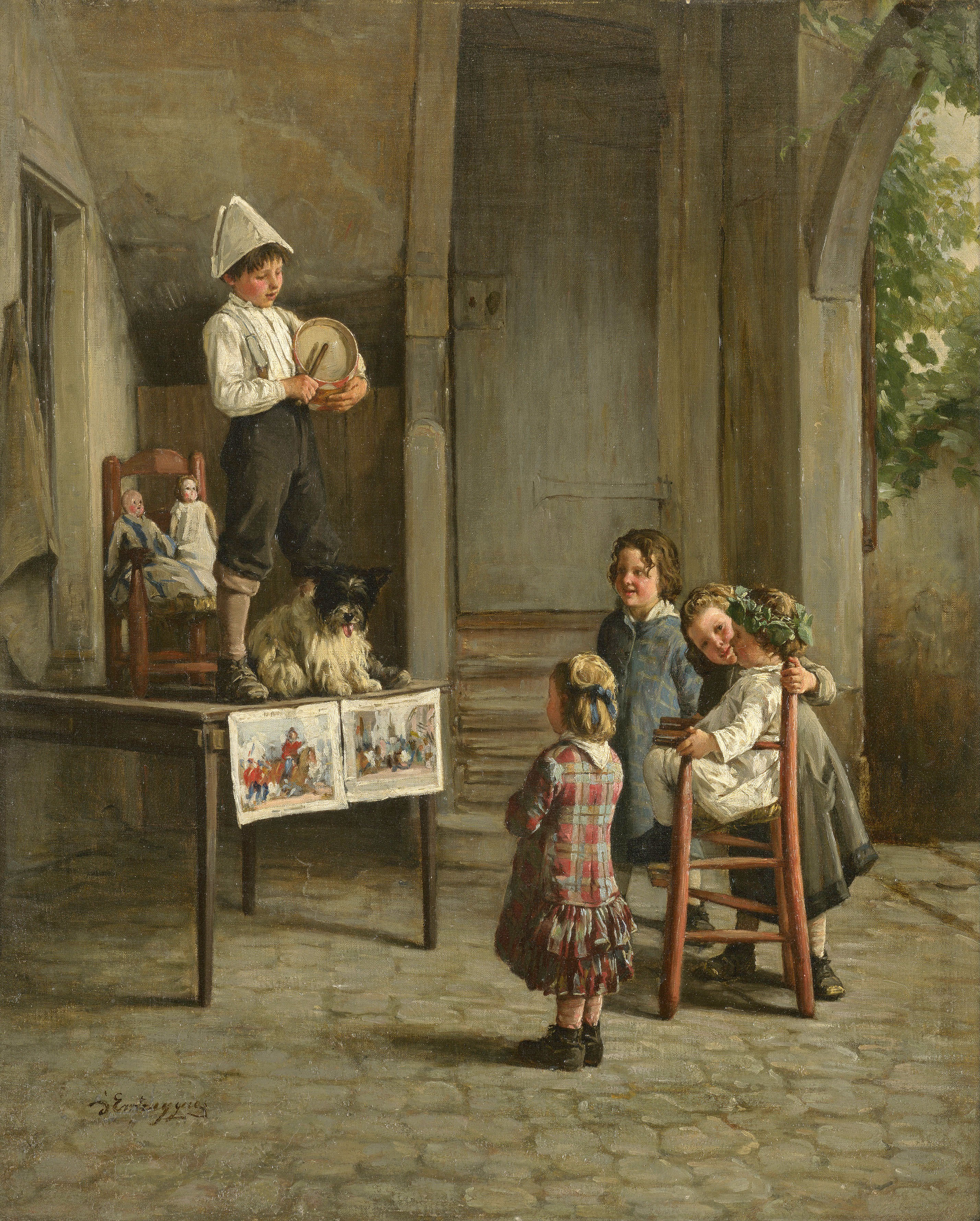 샤를 베르트랑 당트레그(Charles Bertrand d'Entraygues), 프랑스, 화가, 1850-1929
