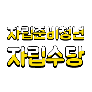  자립준비청년 자립수당 알아보기