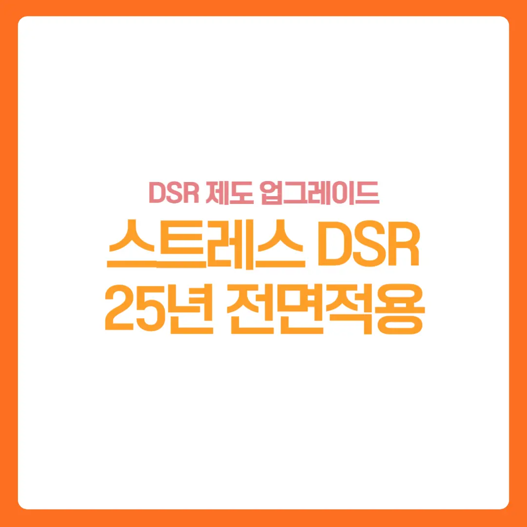 스트레스-DSR-25년전면적용