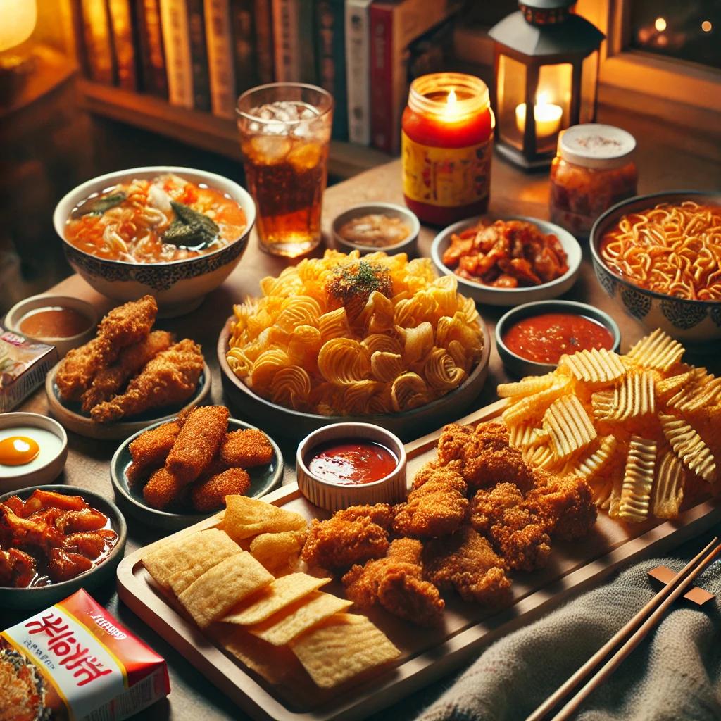 야식을