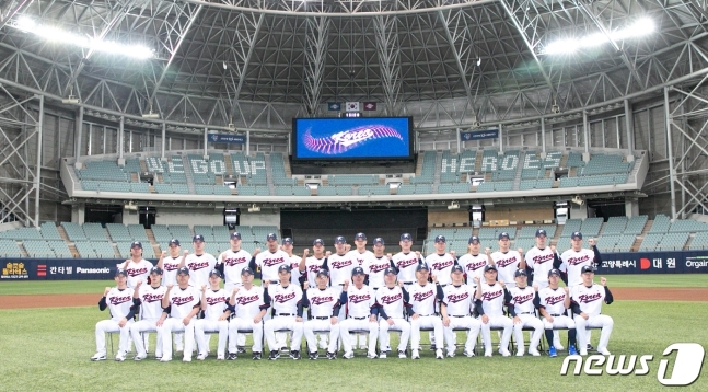 야구대표팀 단체사진