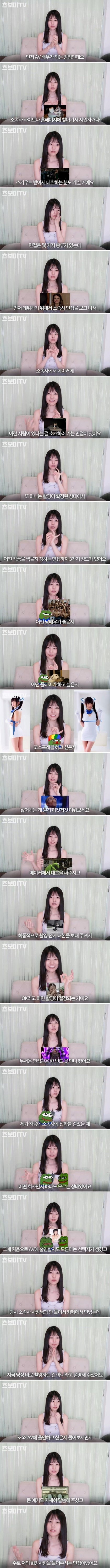  (ㅇㅎ)신인 AV 여배우 면접 볼 때는 어떤 면접을 볼까