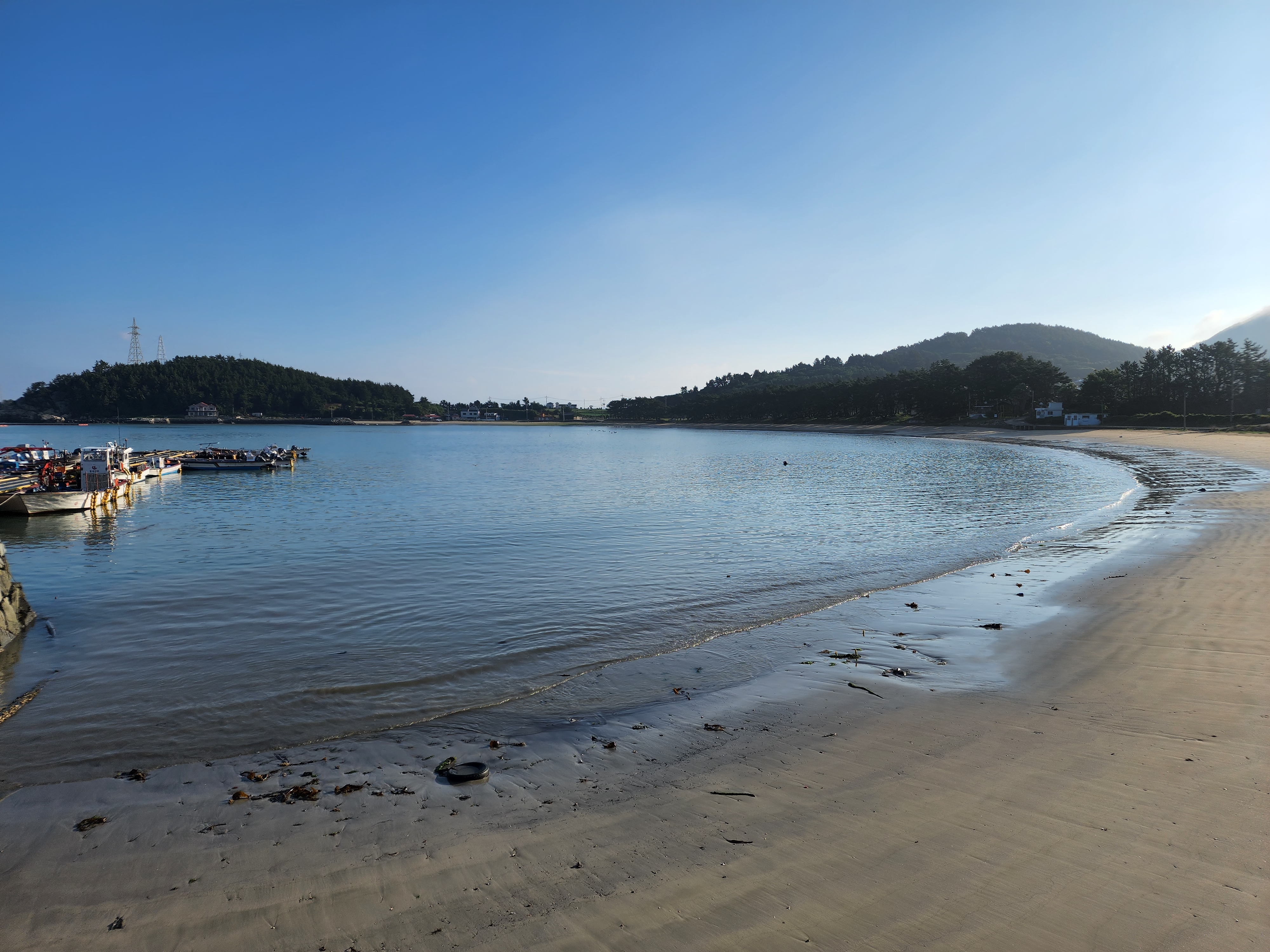  청산도 지리마을 청송해변 풍경