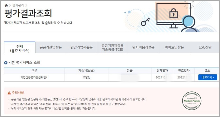 나이스디앤비-신용평가