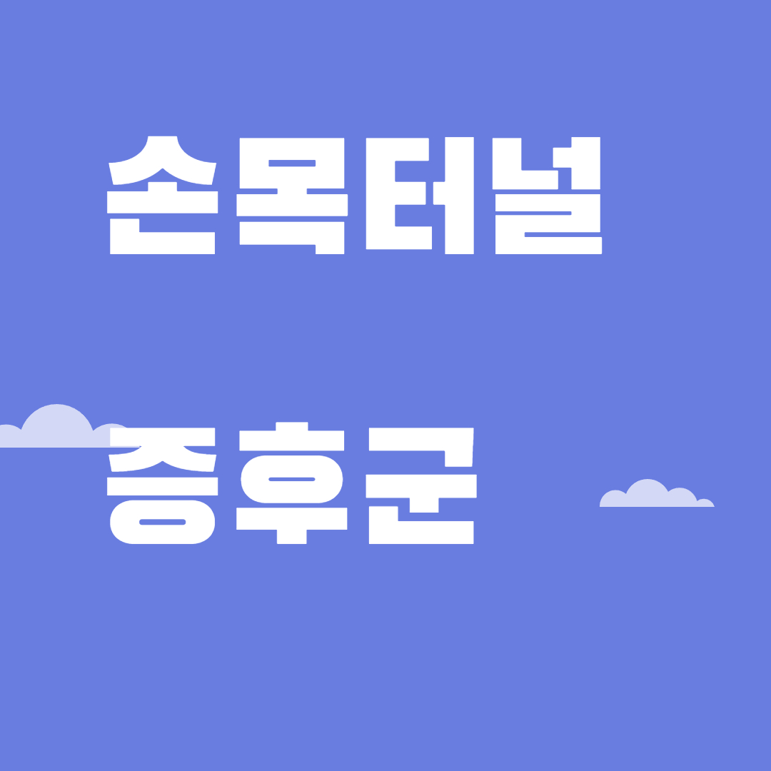 손목 터널 증후군