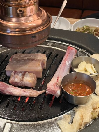 통뼈 삼겹살