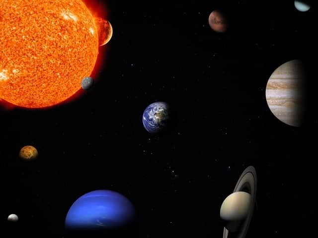 태양계 행성 거리 및 크기