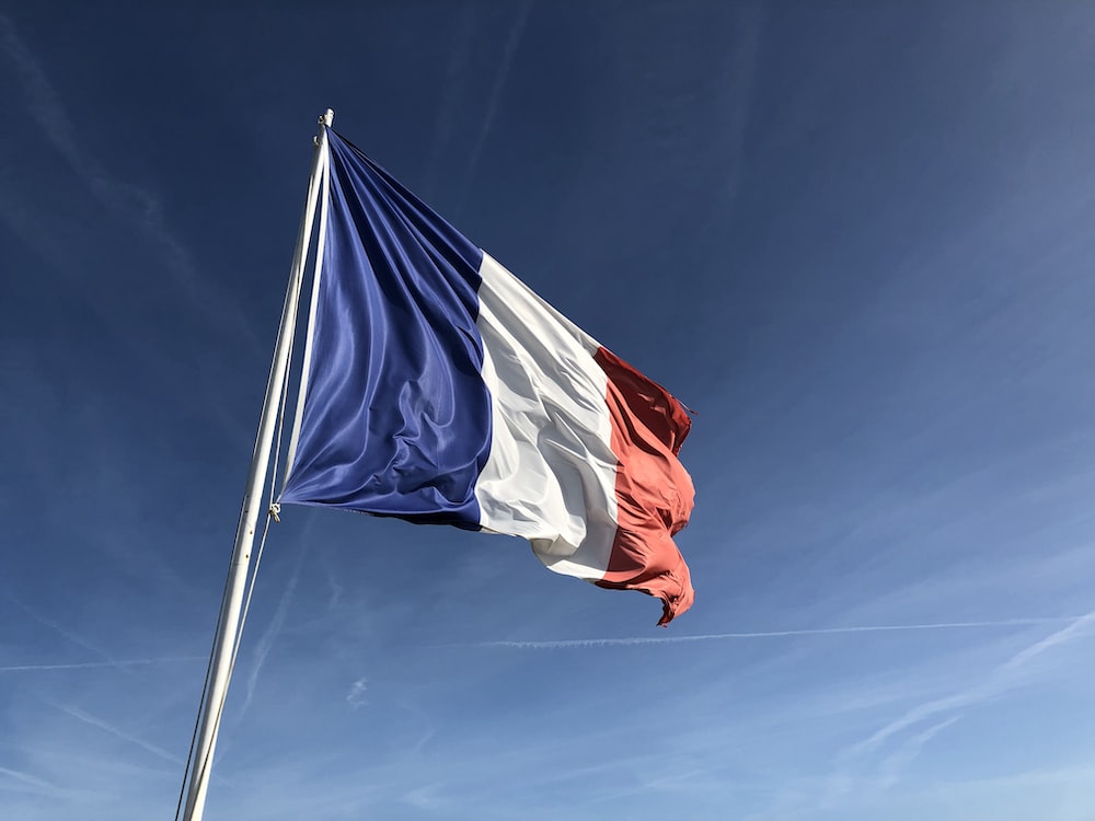 프랑스 국기 이미지입니다