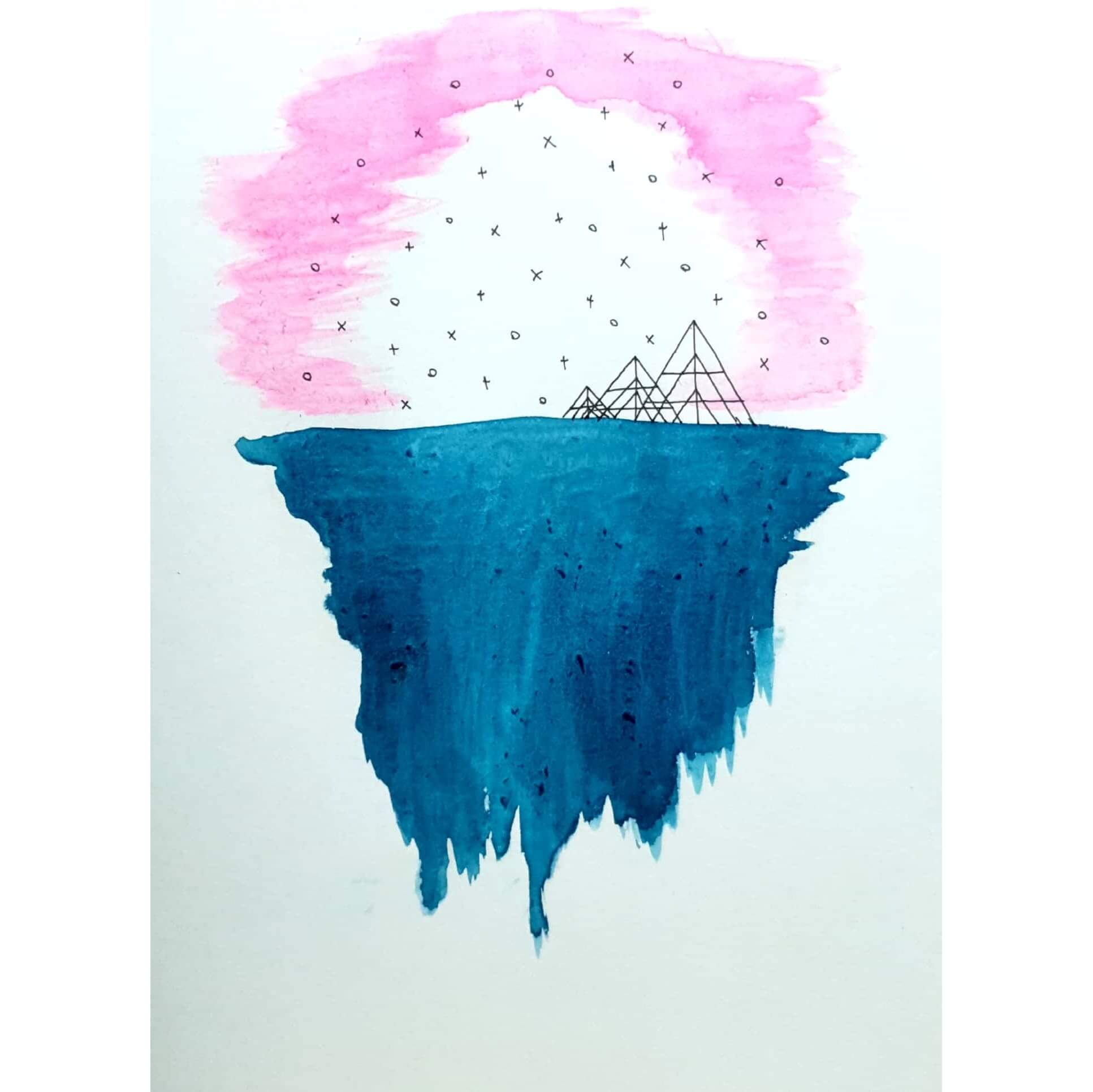  The Nature 자연 / 일러스트 그림 드로잉 / 풍경화 그리기