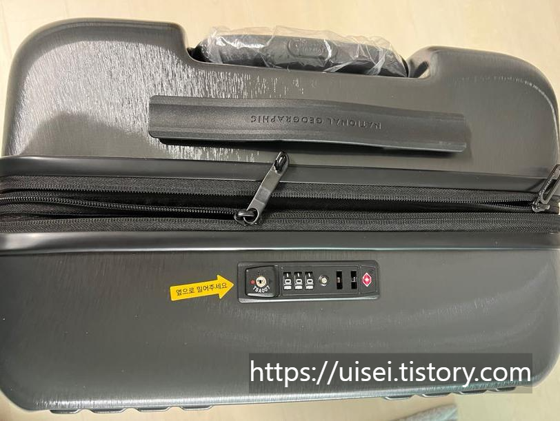 내셔널지오그래픽 캐리어 TSA잠금장치